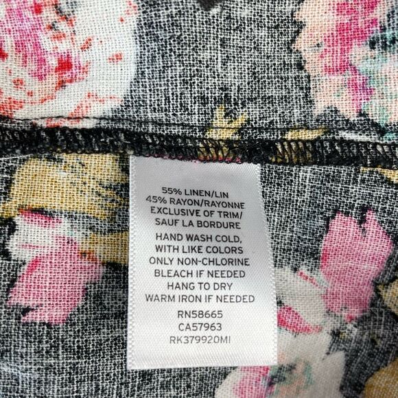 Abound Single Button Quarter Sleeve Floral Dress Jacket Size XS EUC - Picture 7 of 7